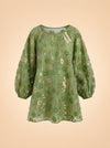 Retro Green Organza Good Luck Dress