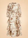 Rhonda Convertible Midi Dress ghost_front