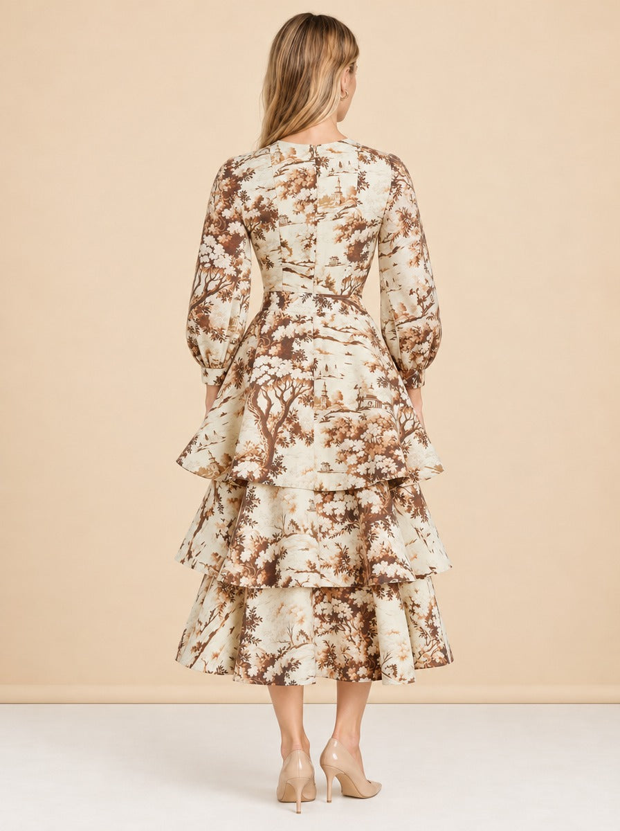 Rhonda Convertible Midi Dress model_back