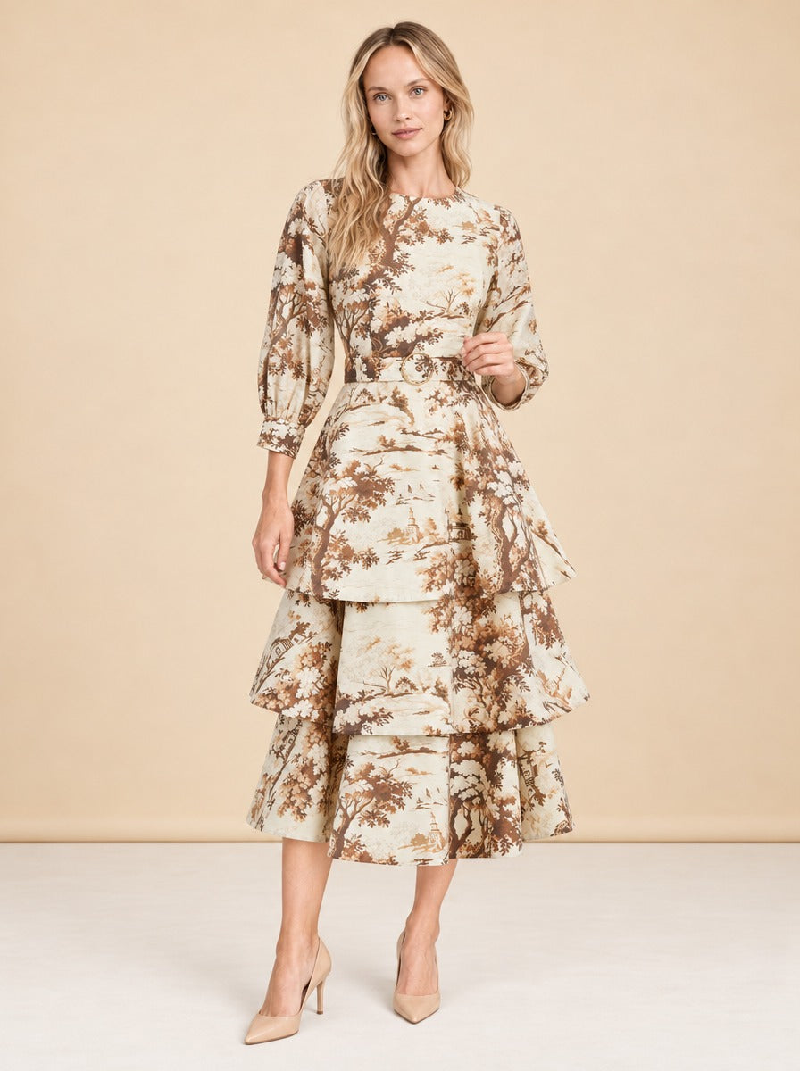 Rhonda Convertible Midi Dress model_front_2