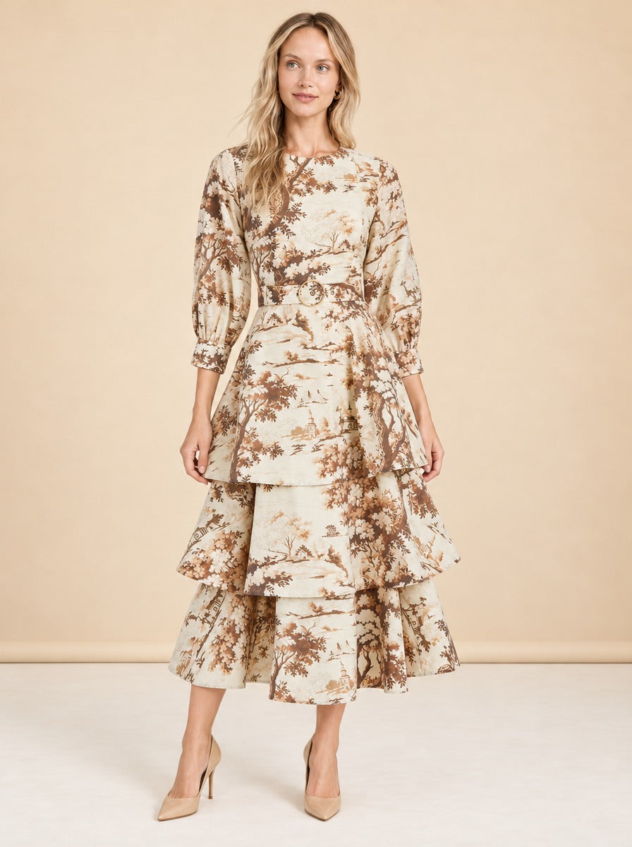 Rhonda Convertible Midi Dress model_front_3