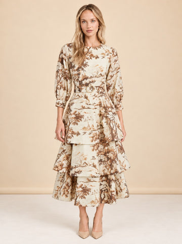 Rhonda Convertible Midi Dress model_front