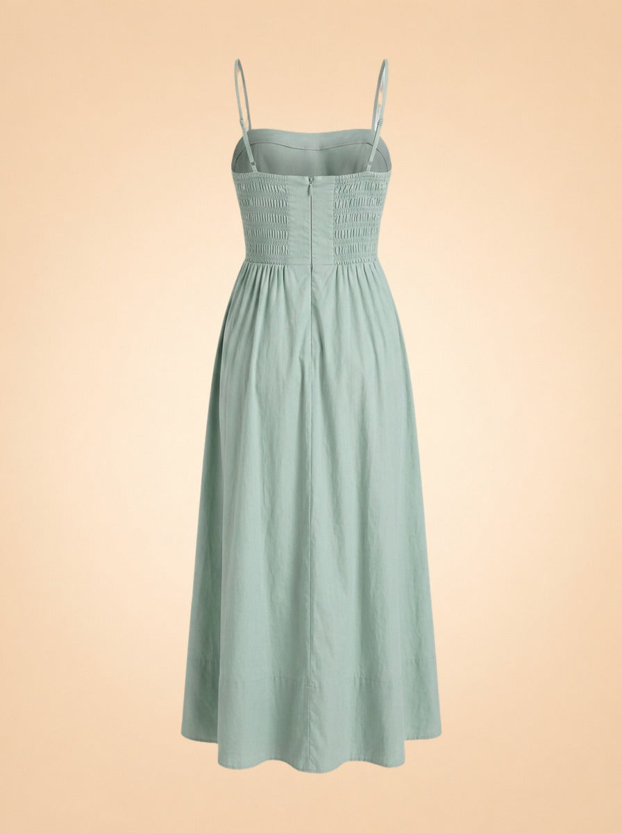 Riley Ankle Dress by Cleo Bella — back detail