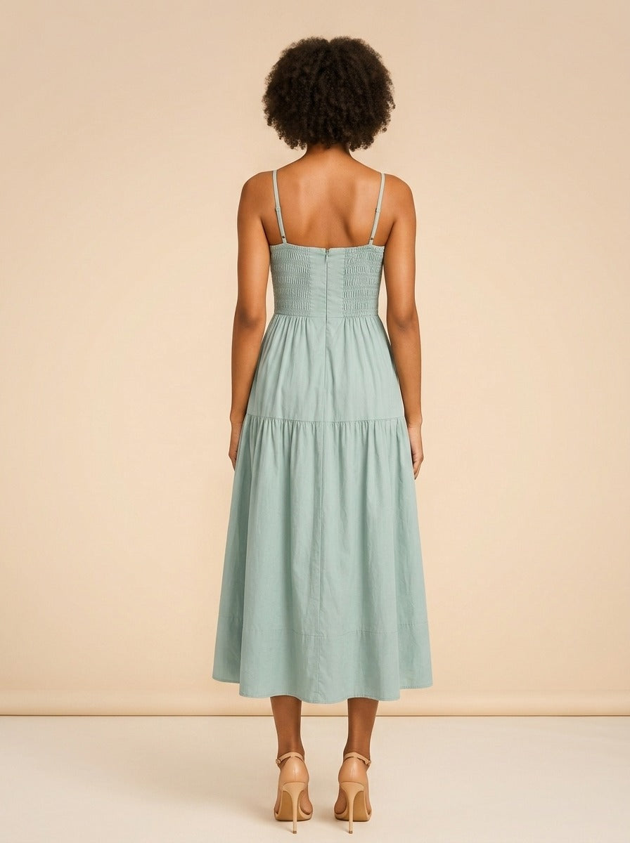 Riley Ankle Dress by Cleo Bella — back
