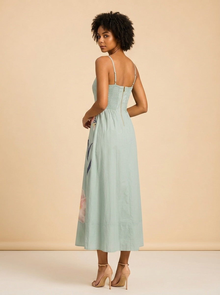 Riley Ankle Dress by Cleo Bella — over the shoulder