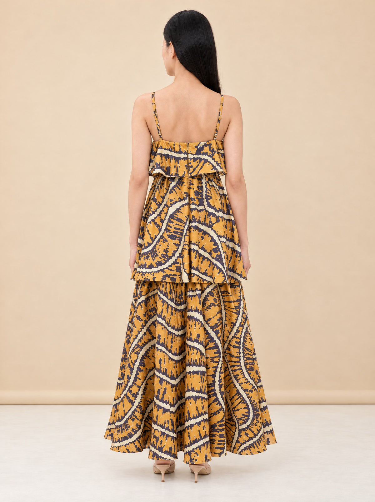RIPPLE DRESS model_back