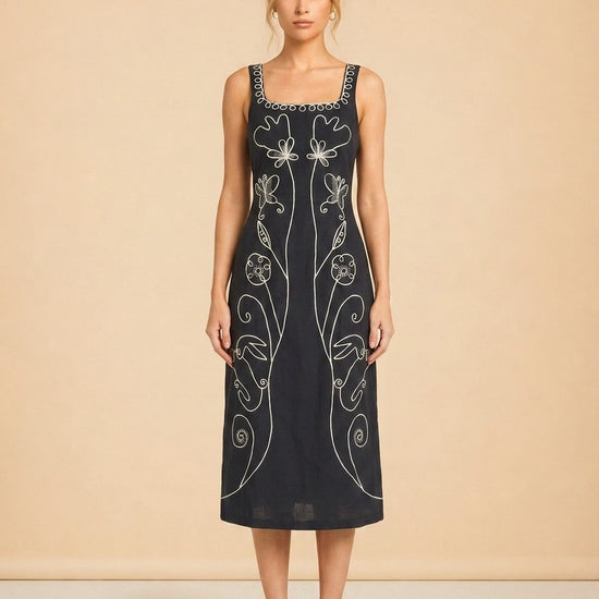 Ruxandra Midi Dress model_front