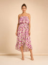 Sabella Strapless Floral Maxi Dress model_front