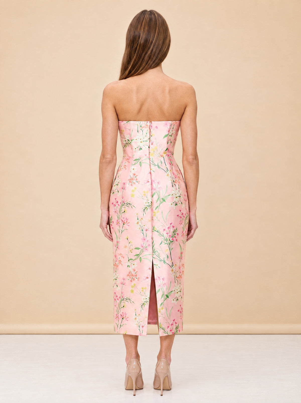Sabrina Midi Dress model_back