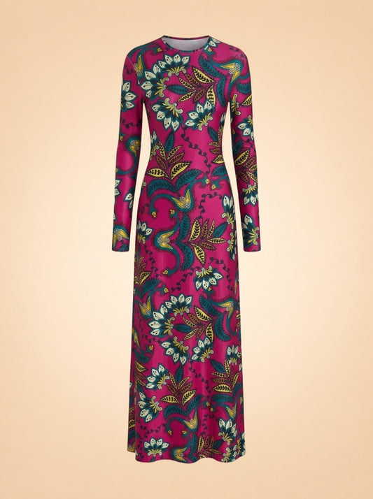 Eywasouls Malibu Sammy Dress in Orchid Botanica — front