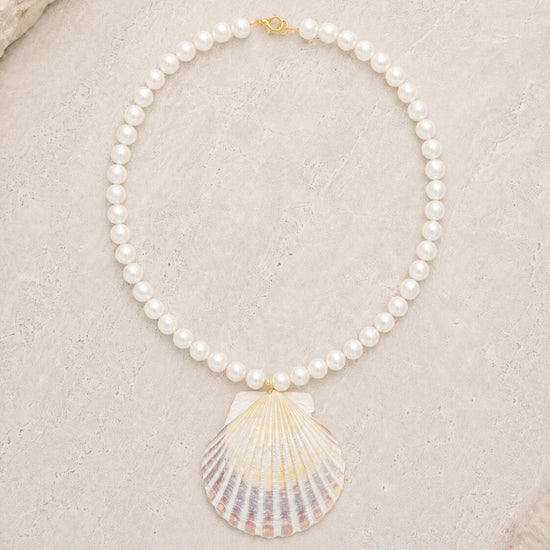 Sara Necklace — Classic Charlotte shell jewelry