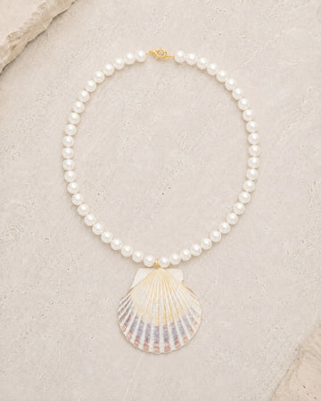 Sara Necklace — Classic Charlotte shell jewelry
