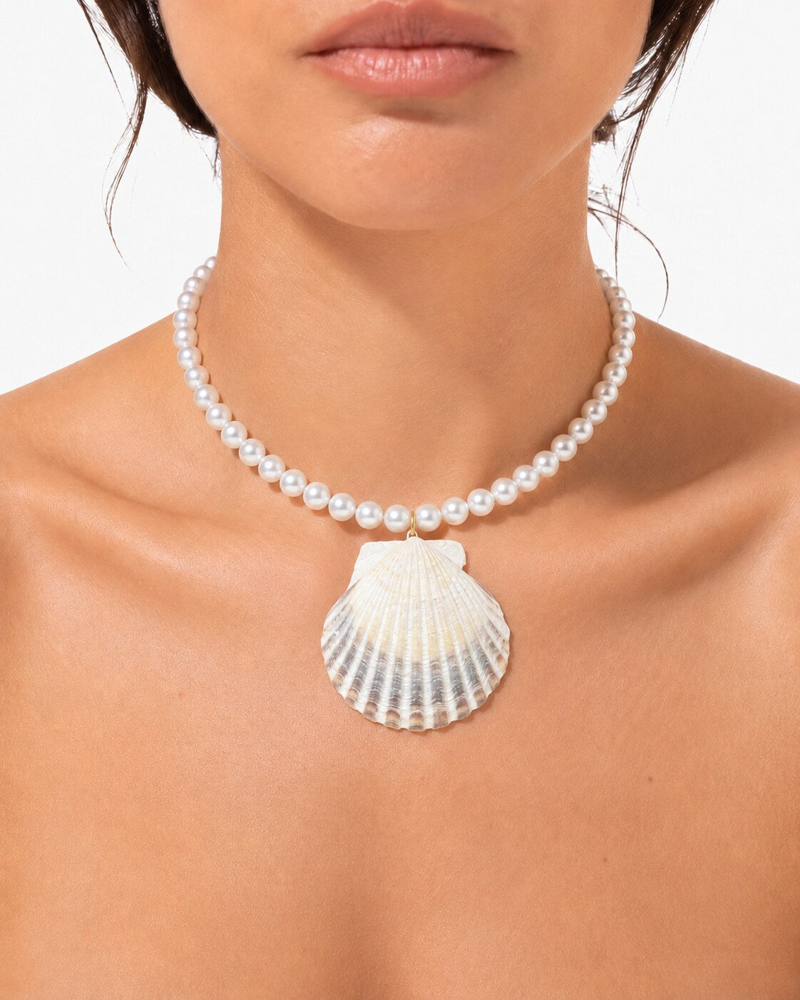 Sara Necklace — Classic Charlotte shell jewelry