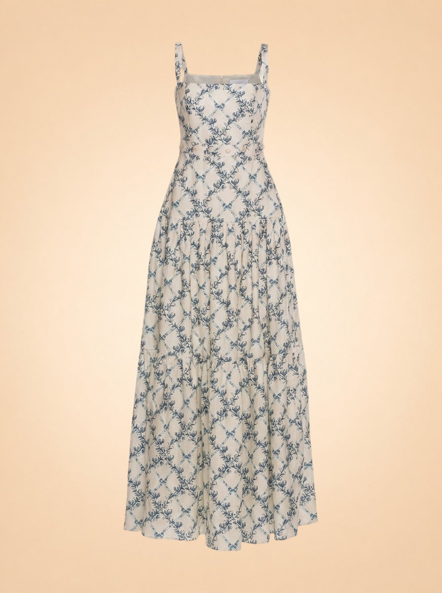 Secreto Lima Gloriosa Maxi Dress ghost_front