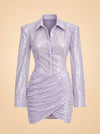Sequin-Embellished Mini Dress ghost_front