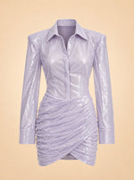 Sequin-Embellished Mini Dress ghost_front