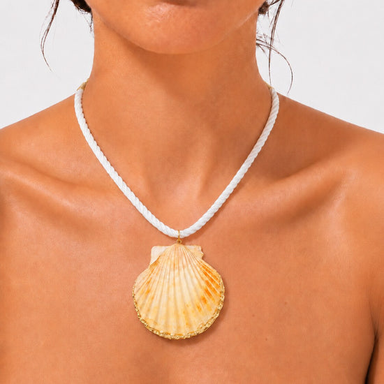 Sherbet Necklace — Classic Charlotte shell jewelry