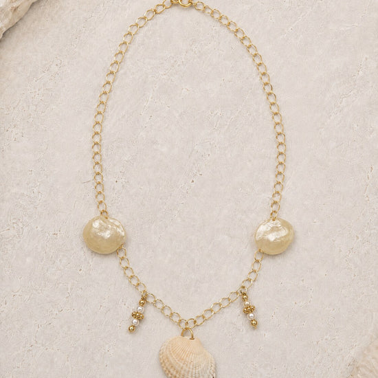 Shore Charm Necklace — Classic Charlotte shell jewelry