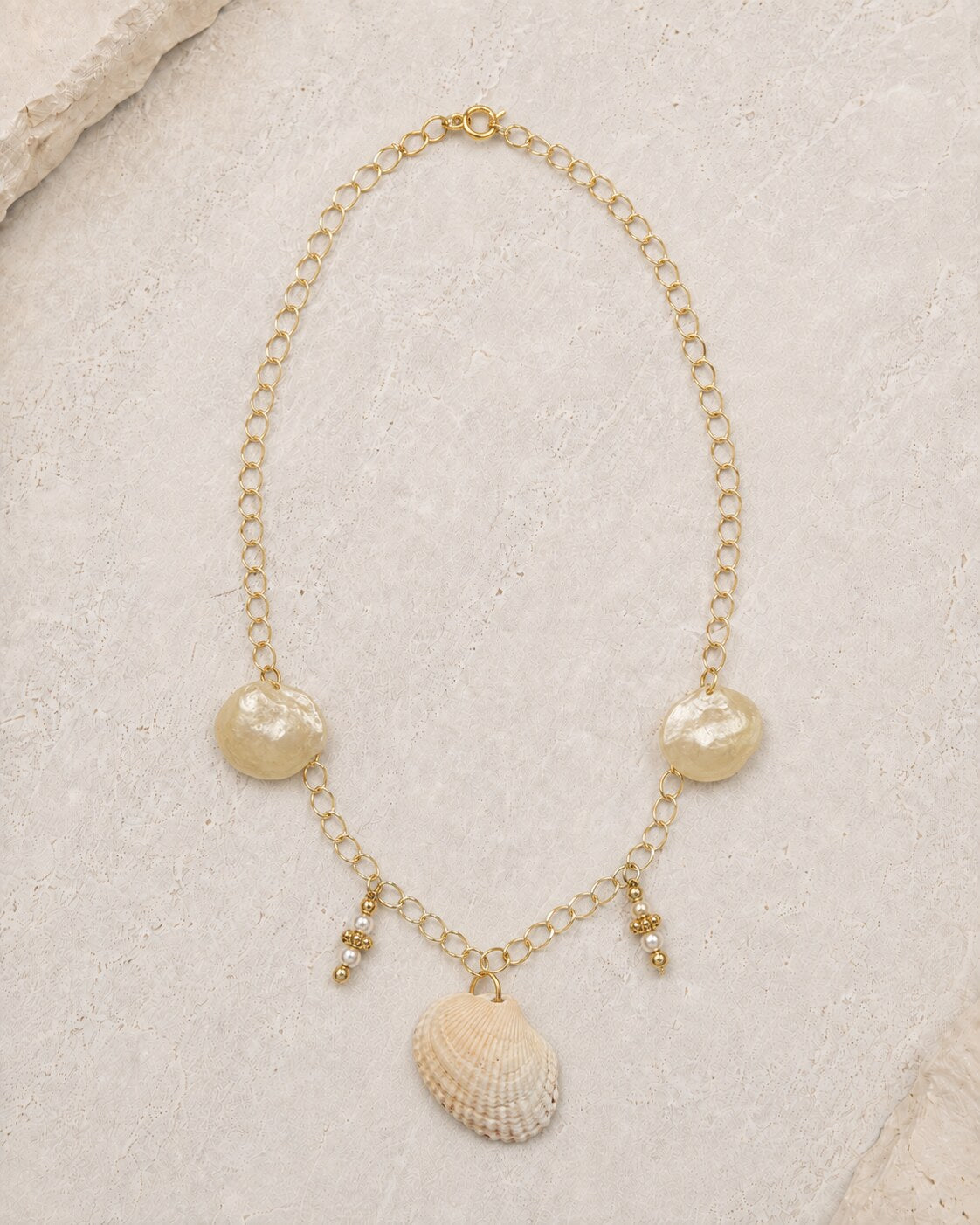Shore Charm Necklace — Classic Charlotte shell jewelry
