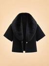 Short-sleeve Jacket with Fur Collar ghost_front