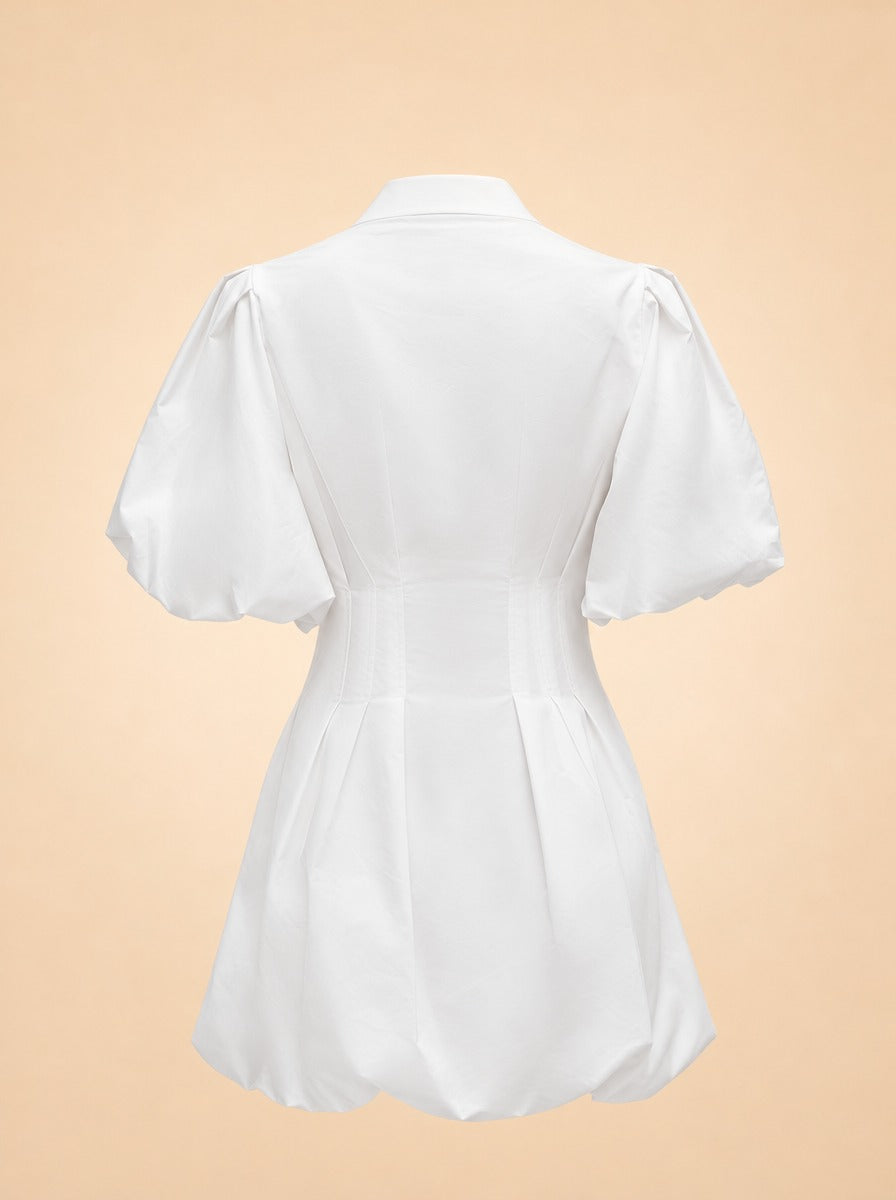 Signature Cleo Dress ghost_back