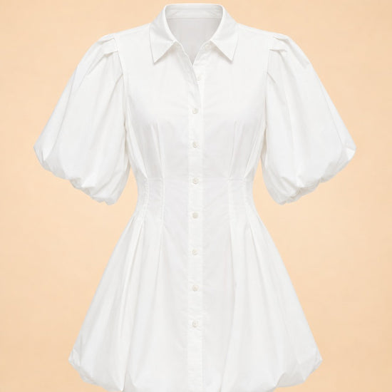 Signature Cleo Dress ghost_front