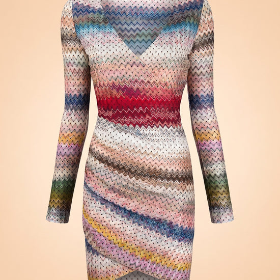 Missoni silk dress ghost_front