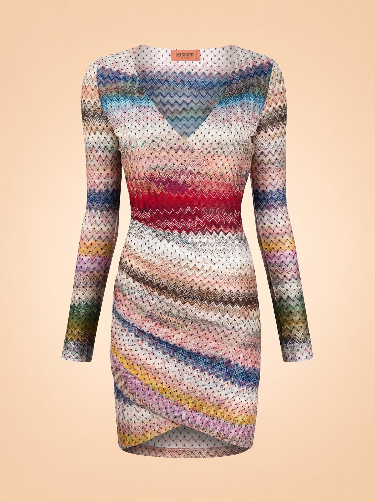 Missoni silk dress ghost_front