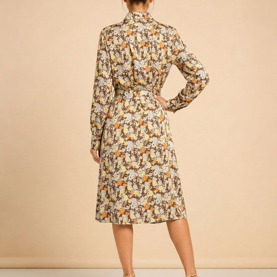 Silk Midi Length Dress