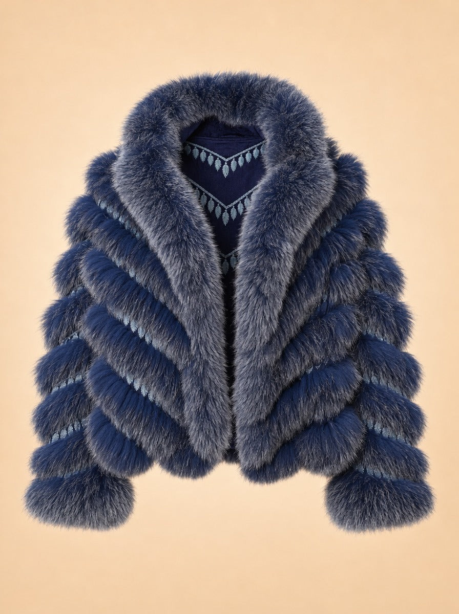 Silk Reversible Double Breasted Bomber ghost_front