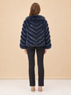 Silk Reversible Double Breasted Bomber model_back