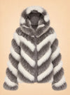 Silk Reversible Hooded Bomber ghost_front