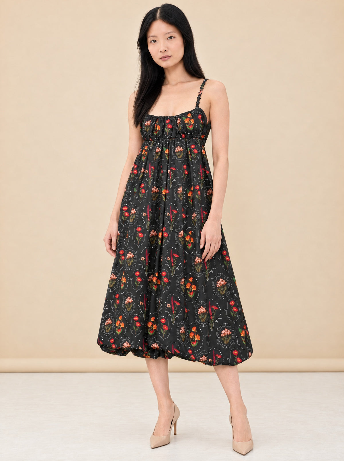 Simbolo Limonaria Oasis Midi-Dress model_front_2