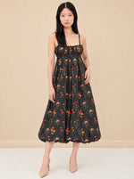 Simbolo Limonaria Oasis Midi-Dress model_front