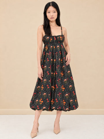 Simbolo Limonaria Oasis Midi-Dress model_front