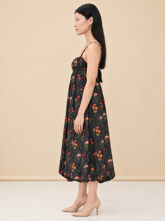 Simbolo Limonaria Oasis Midi-Dress model_side