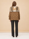 Slim Cut Tick Tock Coat model_back