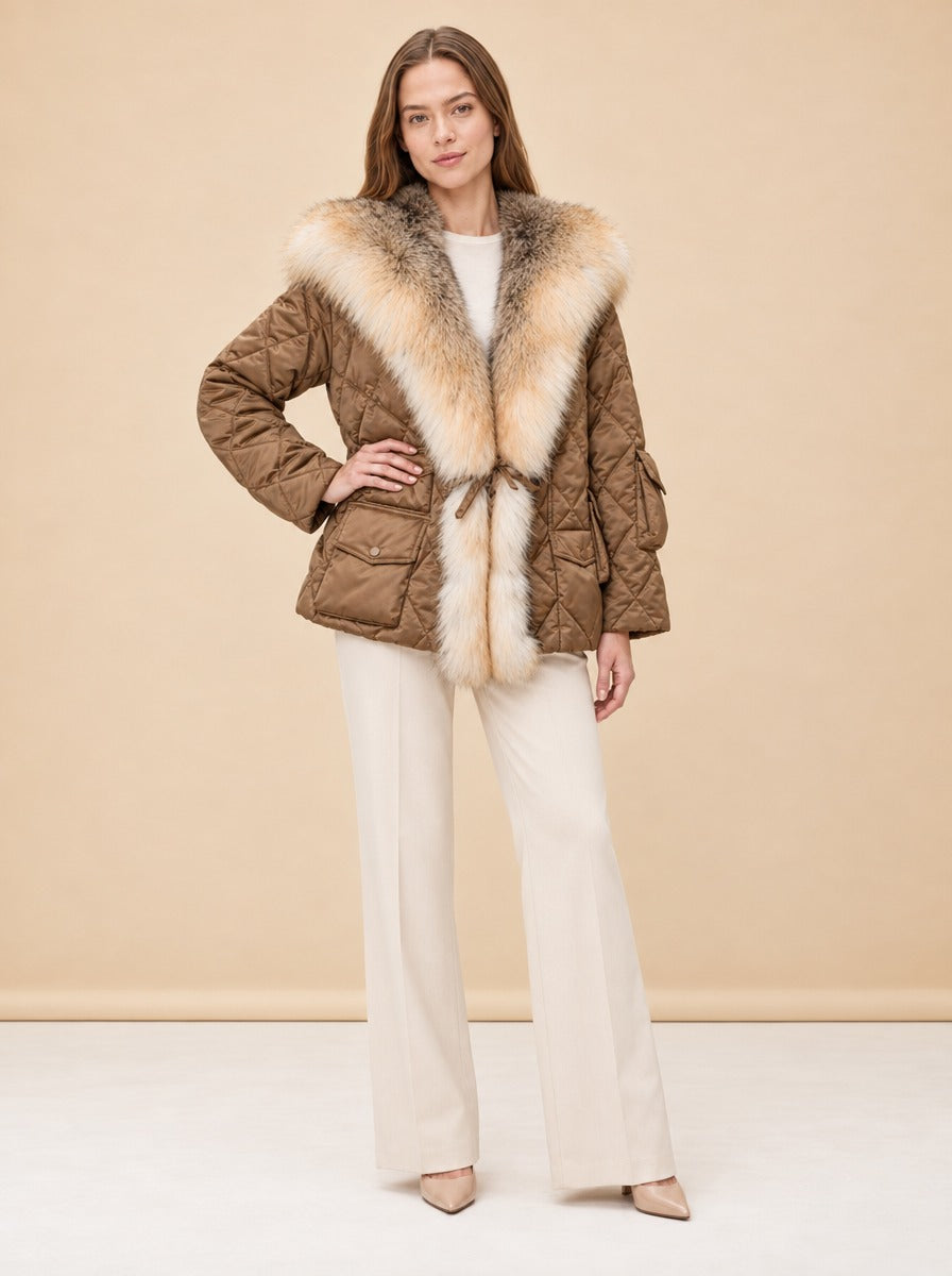 Slim Cut Tick Tock Coat model_front_2