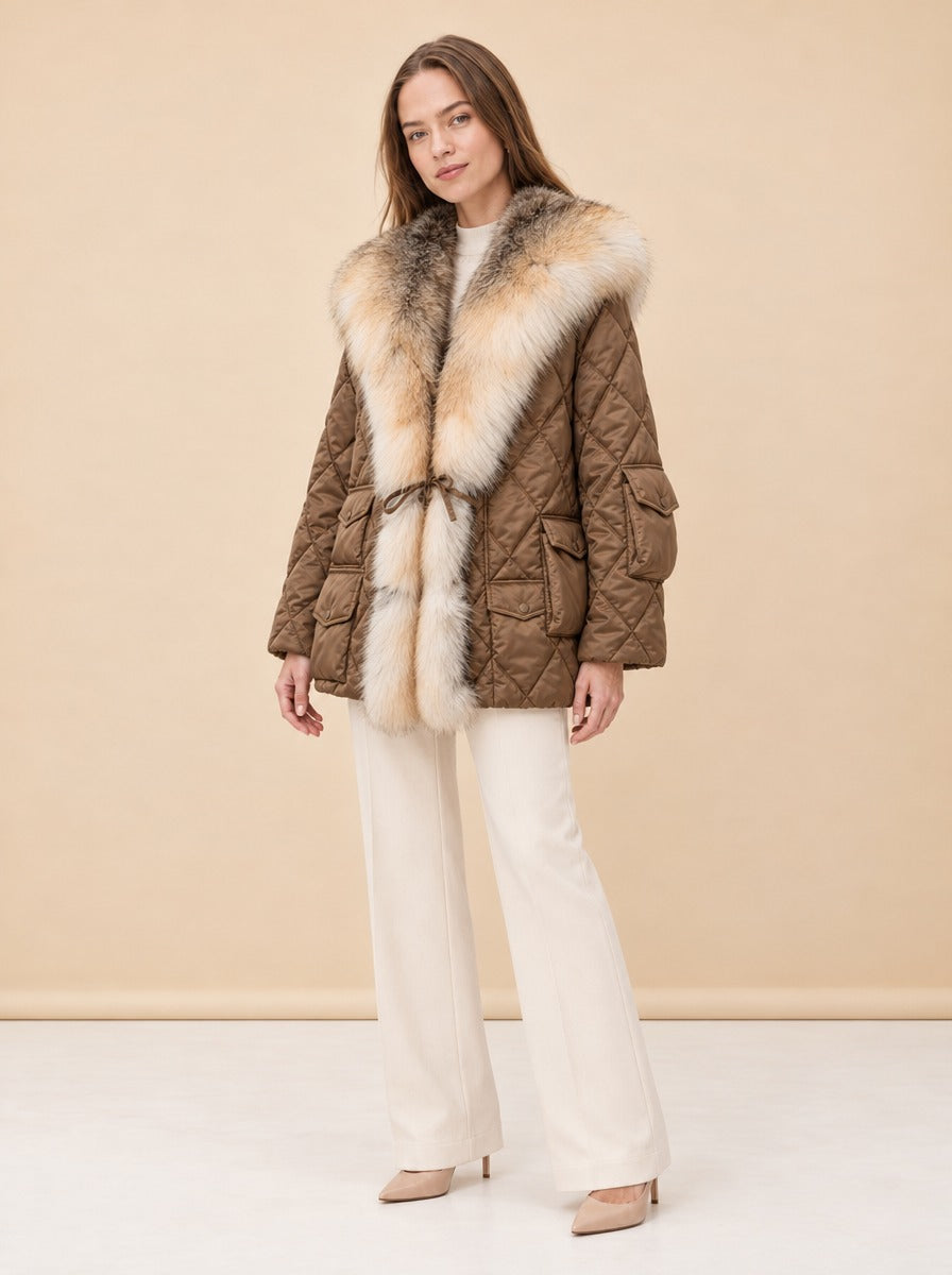 Slim Cut Tick Tock Coat model_front_3