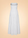 Sophie Broderie Anglaise Cotton Maxi Dress - back (flat)