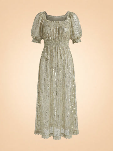 Sparkly see-through dress ghost_front