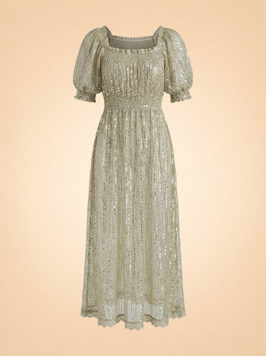 Sparkly see-through dress ghost_front