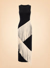 SPIRAL KNIT DRESS ghost_front