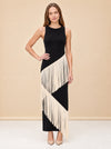SPIRAL KNIT DRESS model_front_2