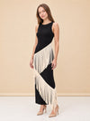 SPIRAL KNIT DRESS model_front_3