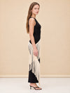 SPIRAL KNIT DRESS model_side