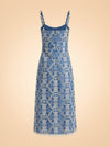 Stella Embroidered Dress ghost_back