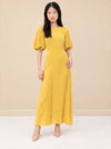 Printed Long Dress model_front