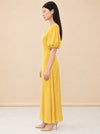 Printed Long Dress model_side