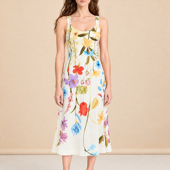 Sugarcane Slip Midi Dress model_front